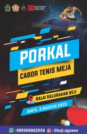 PORKAL 2025 - CABOR TENIS MEJA